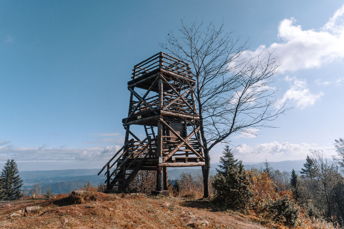 Korbania - wieża widokowa