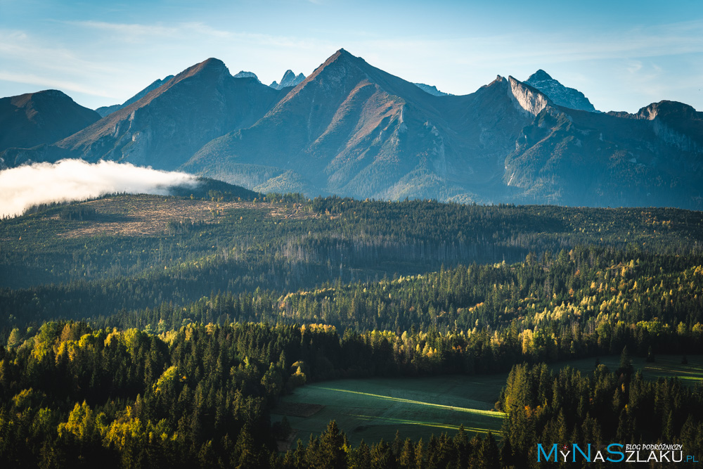 Punkt widokowy na Tatry