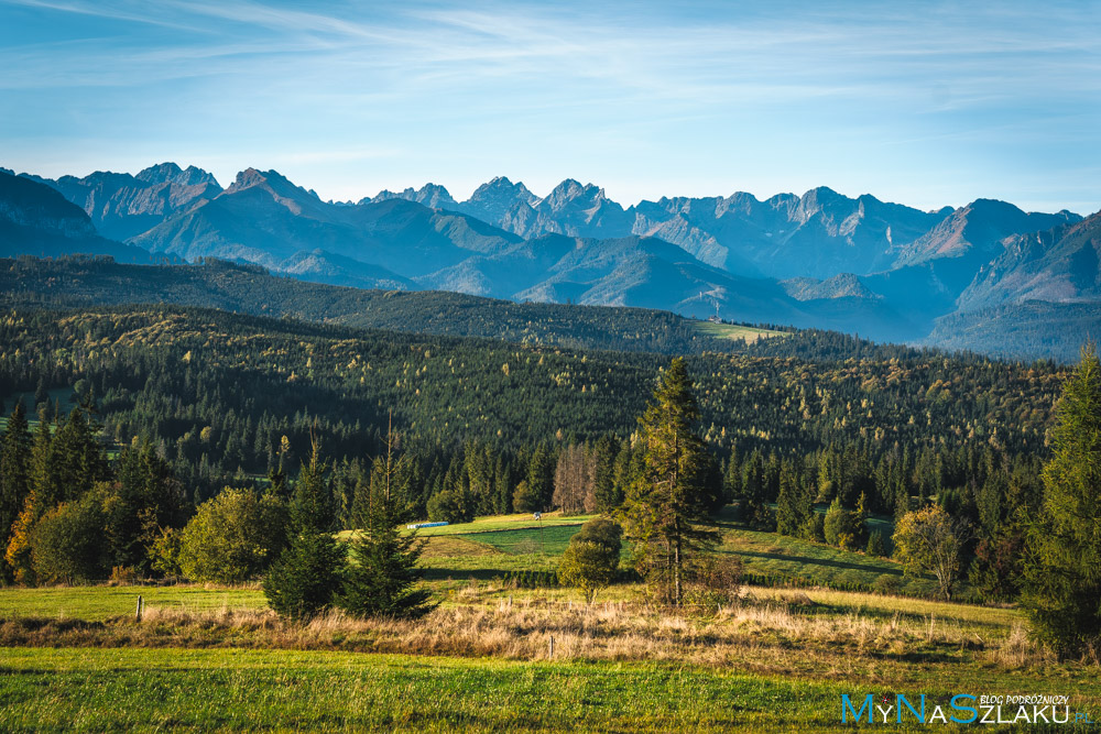 Punkt widokowy na Tatry