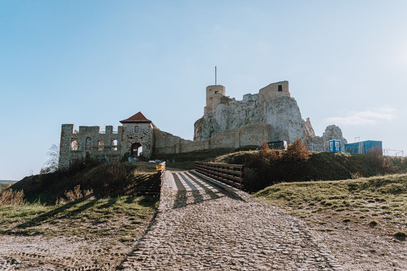 Zamek niedaleko Krakowa