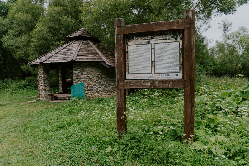 Opuszczona wieś Zawój 