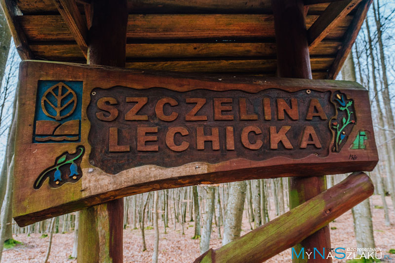 Rezerwat Przyrody Szczelina Lechicka i punkt widokowy