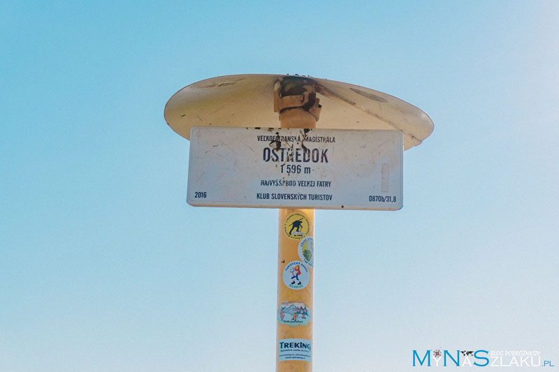 Ostredok - najwyższy szczyt Wielkiej Fatry | szlak przez Krížna z Turecká