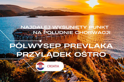 Chorwacja - punkt na południe Chorwacji