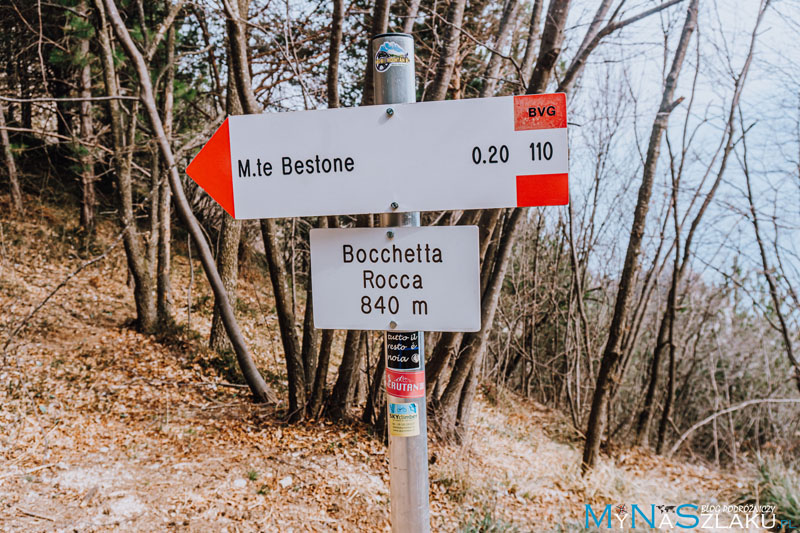 Bocchetta Rocca 840 m n.p.m.