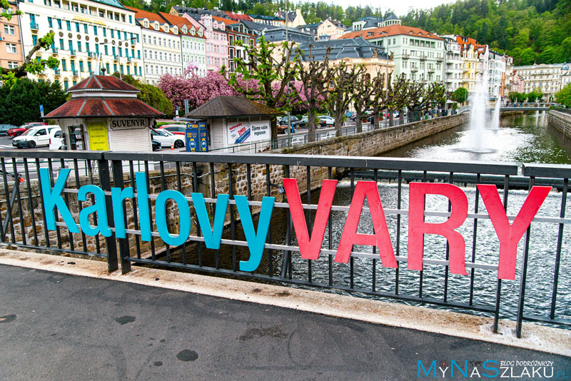 Napis na moście Karlovy Vary