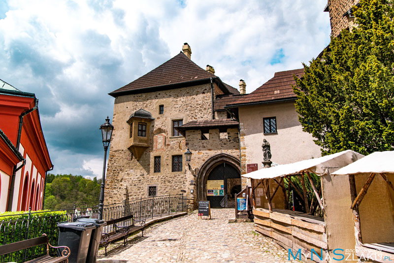 Zamek Loket w Czechach