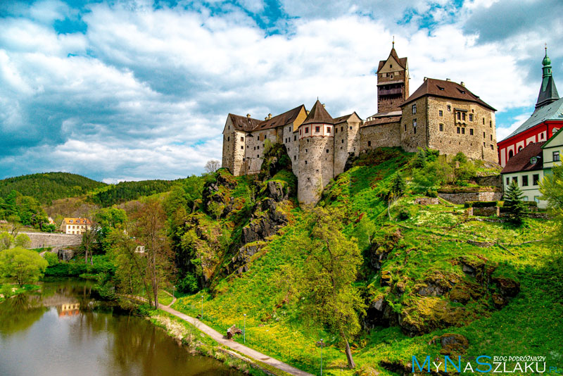 Zamek Loket w Czechach