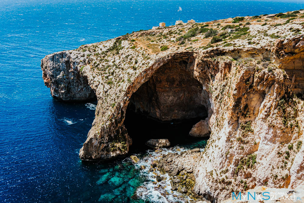 Blue Grotto - Malta. Punkt widokowy na Błękitną Grotę