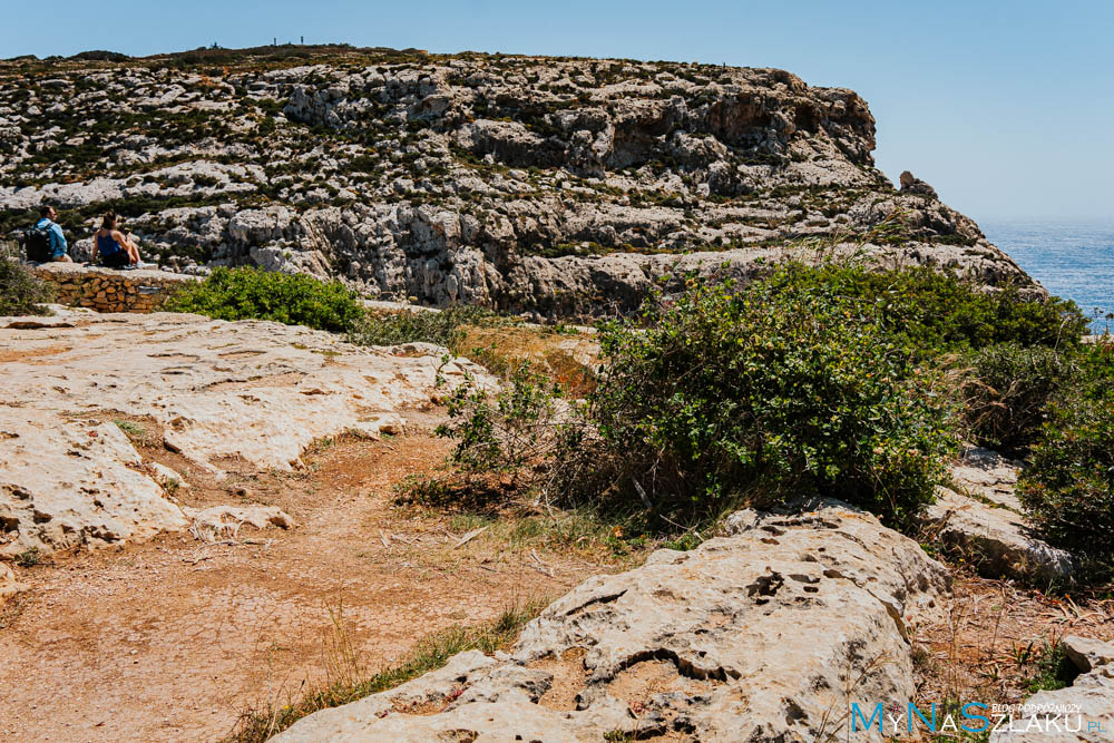 Blue Grotto - Malta. Punkt widokowy na Błękitną Grotę