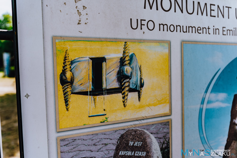 Emilcin - pomnik UFO.