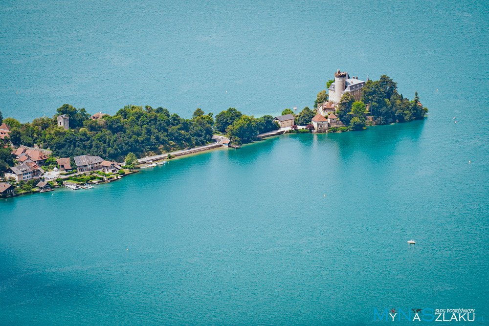 Jezioro Annecy - Zamek Duingt